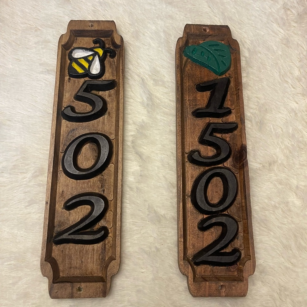 Custom handcrafted Mailbox Signs